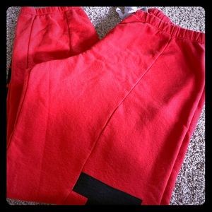 Victoria’s Secret PINK red sweatpants